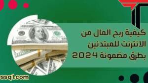 كيفية ربح المال من الانترنت للمبتدئين  2024
